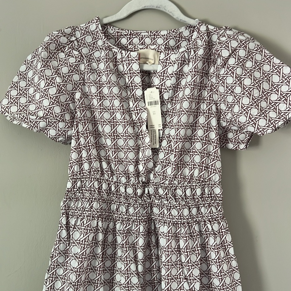 NWT Anthropologie Crimson Print Somerset Maxi Dress XS - Picture 4 of 6